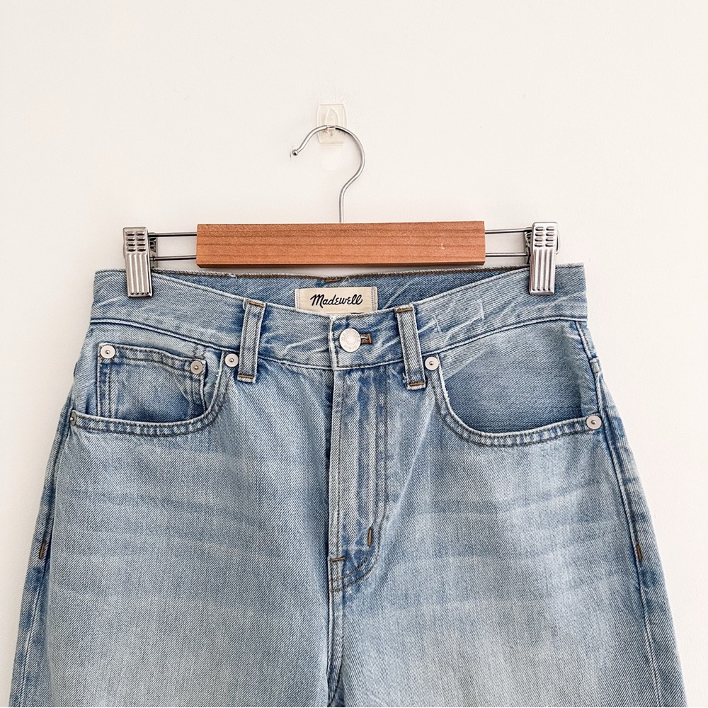 Madewell The Perfect Vintage Wide-Leg Crop Jean Light Wash - Picture 3 of 10